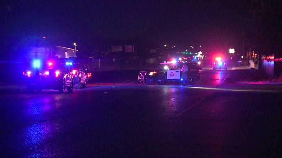 Coors Blvd. closed at Blake Rd. for deadly crash involving pedestrian.