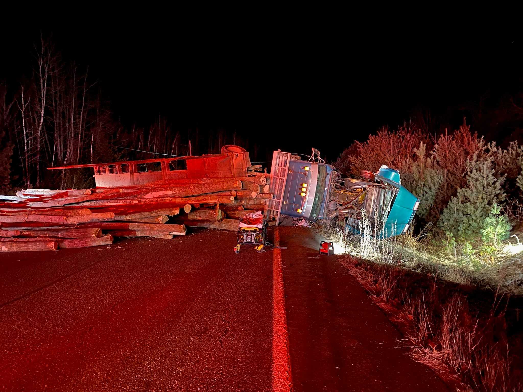 Maine Man Critically Hurt In Crash With Logging Truck