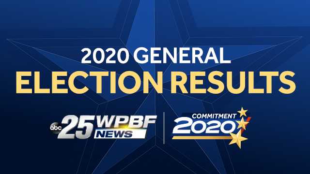 WPBF 25 will provide you with general election results on Election Night.