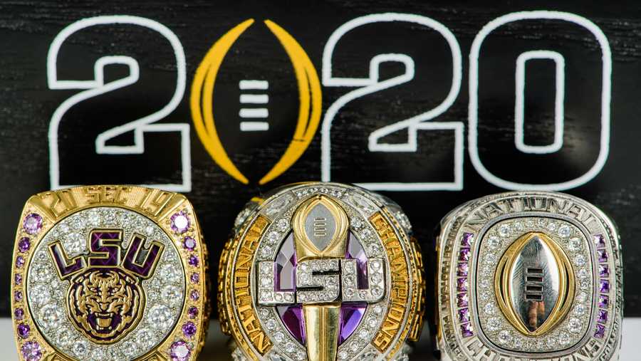 College Championship Ring Gallery