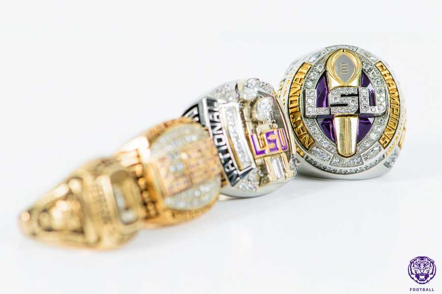 PHOTO GALLERY LSU Tigers receive championship rings