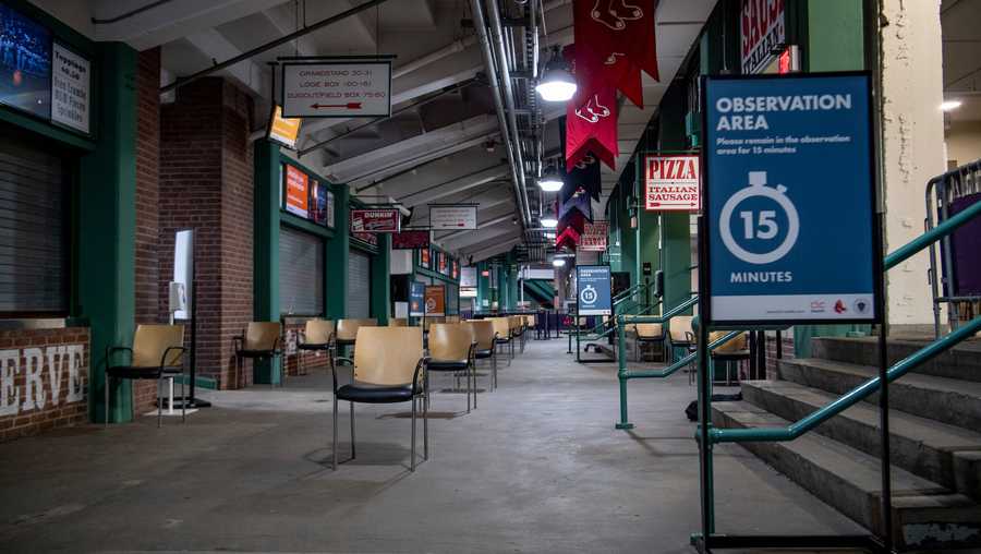 Fenway Park mass COVID-19 vaccination site now open