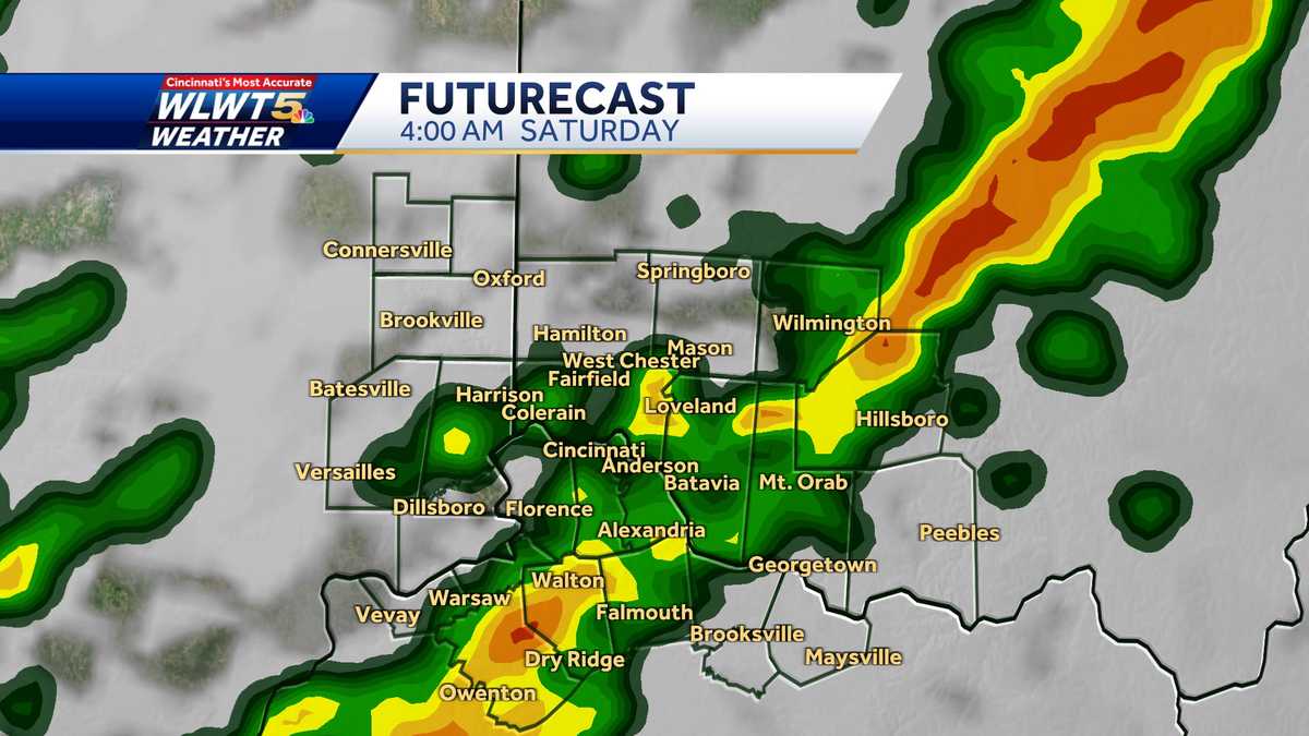 Hourbyhour Cincinnati severe weather forecast