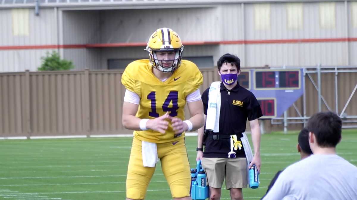 Meet Max Johnson: LSU freshman quarterback with strong football