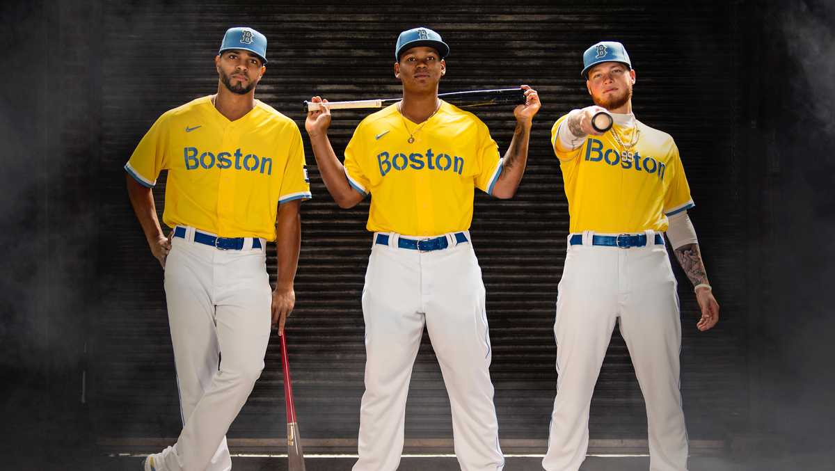 Red Sox unveil first uniforms without the color red in honor of
