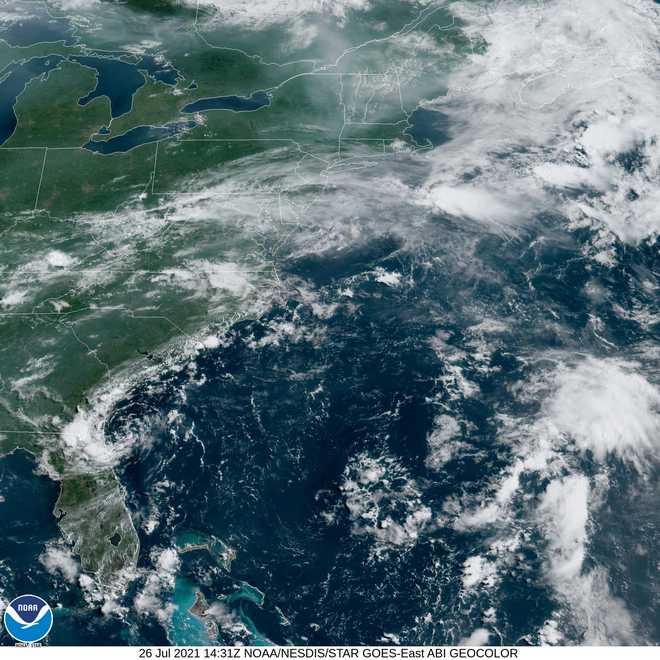 Florida: NHC watching system off Florida coast that's less likely to ...