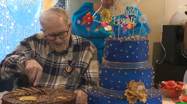 Modesto WWII veteran Bernie Dillie celebrates 102nd birthday - Vimarsana News