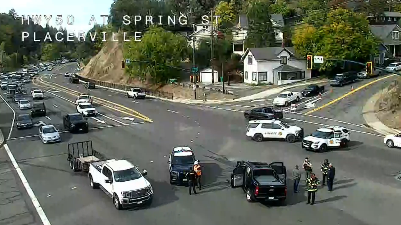 Slow Moving Traffic On Hwy 50 In Placerville Due To Crash