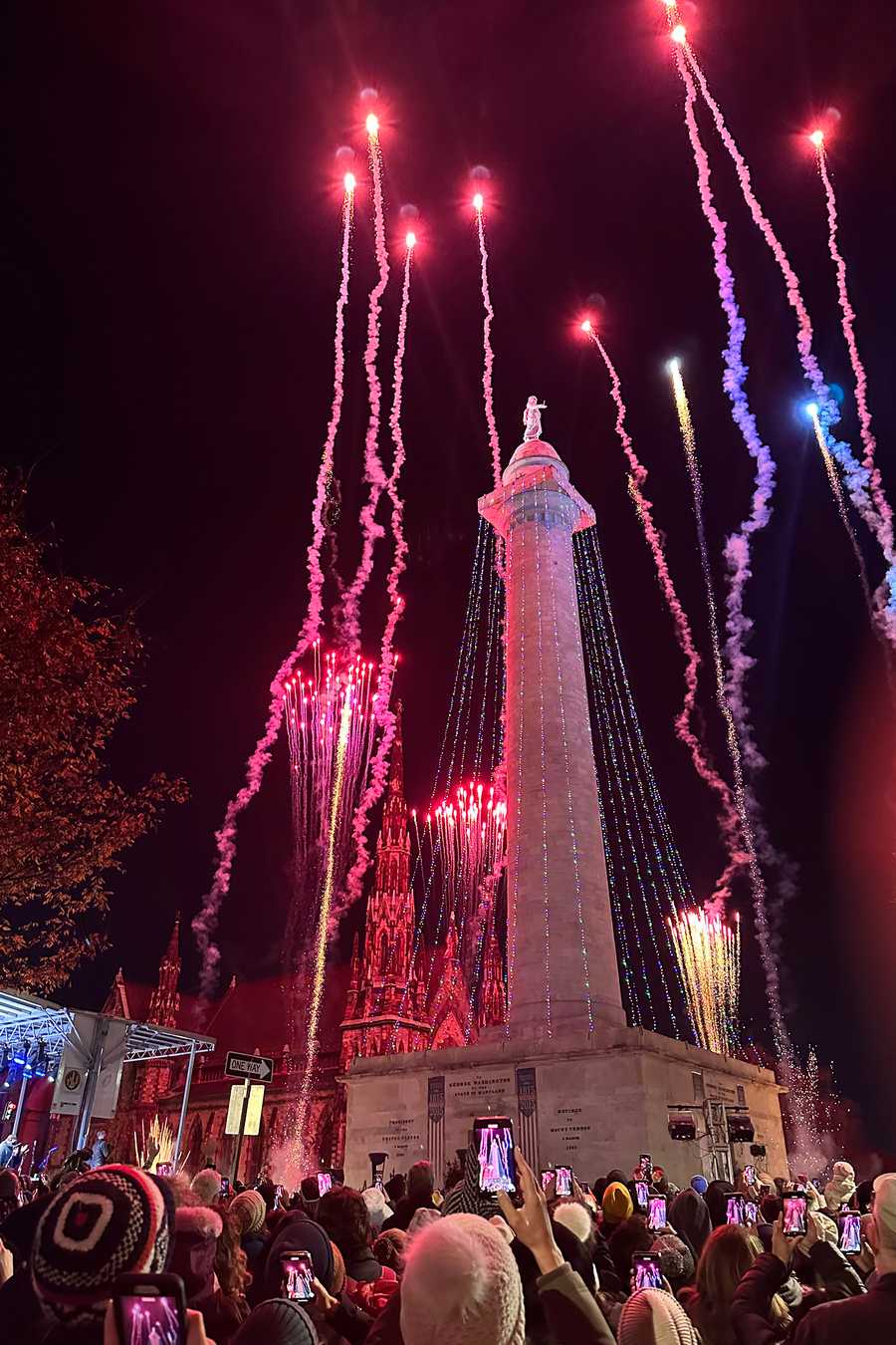 See the 2022 Washington Monument lighting in Baltimore