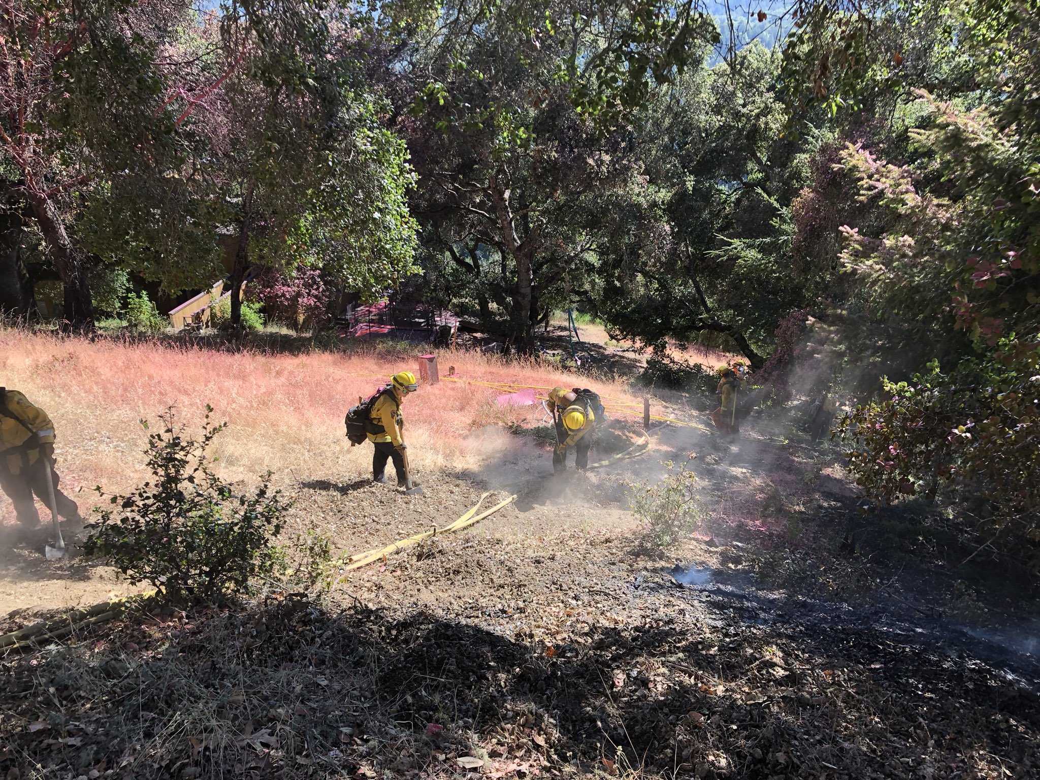 Rock Fire Cal Fire fully contains fire in Santa Cruz mountains