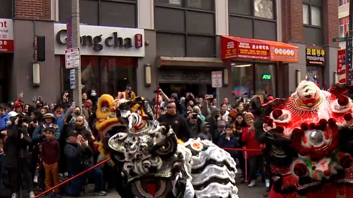 Thousands Gather For The Lion Dance Parade In Boston's Chinatown