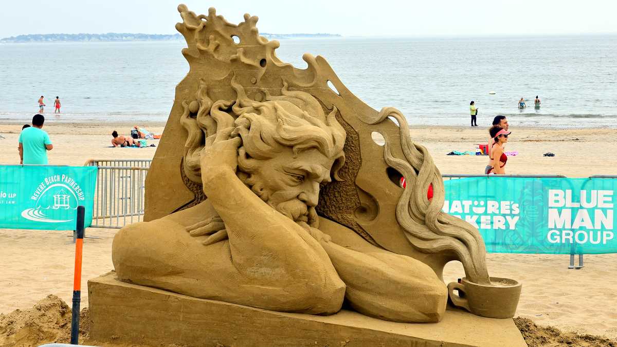 Here's what the 2023 Revere Beach sand castles looked like