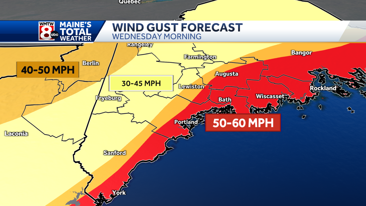 Strong storm to bring high winds, heavy rain and snow to Maine