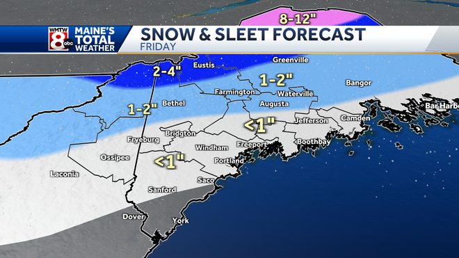 Icy spots on Maine roads as temperatures drop