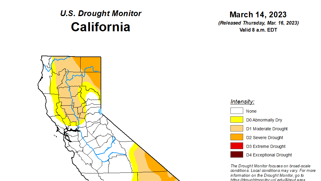 Most Californians no longer living in a drought