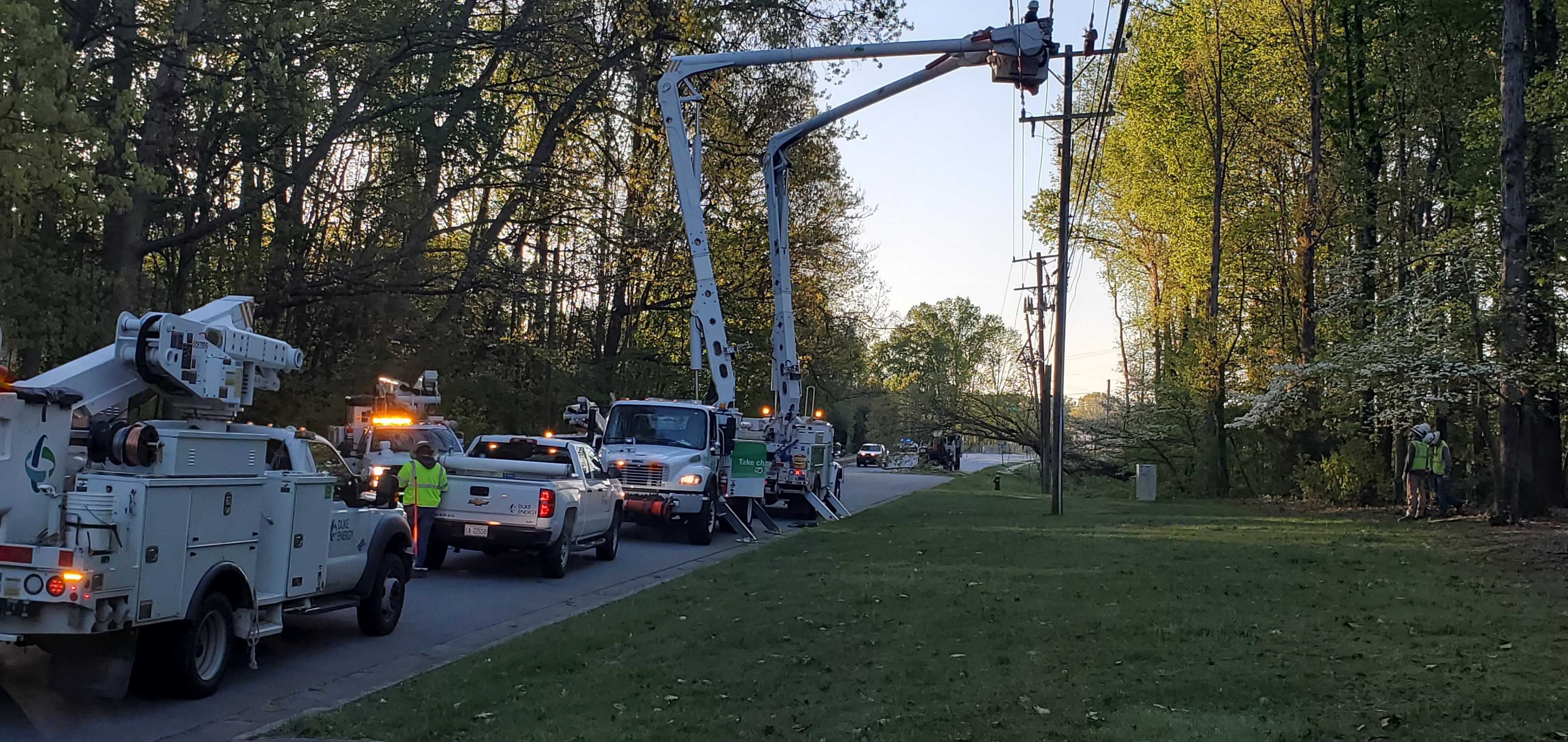 Massive power outage in Greensboro