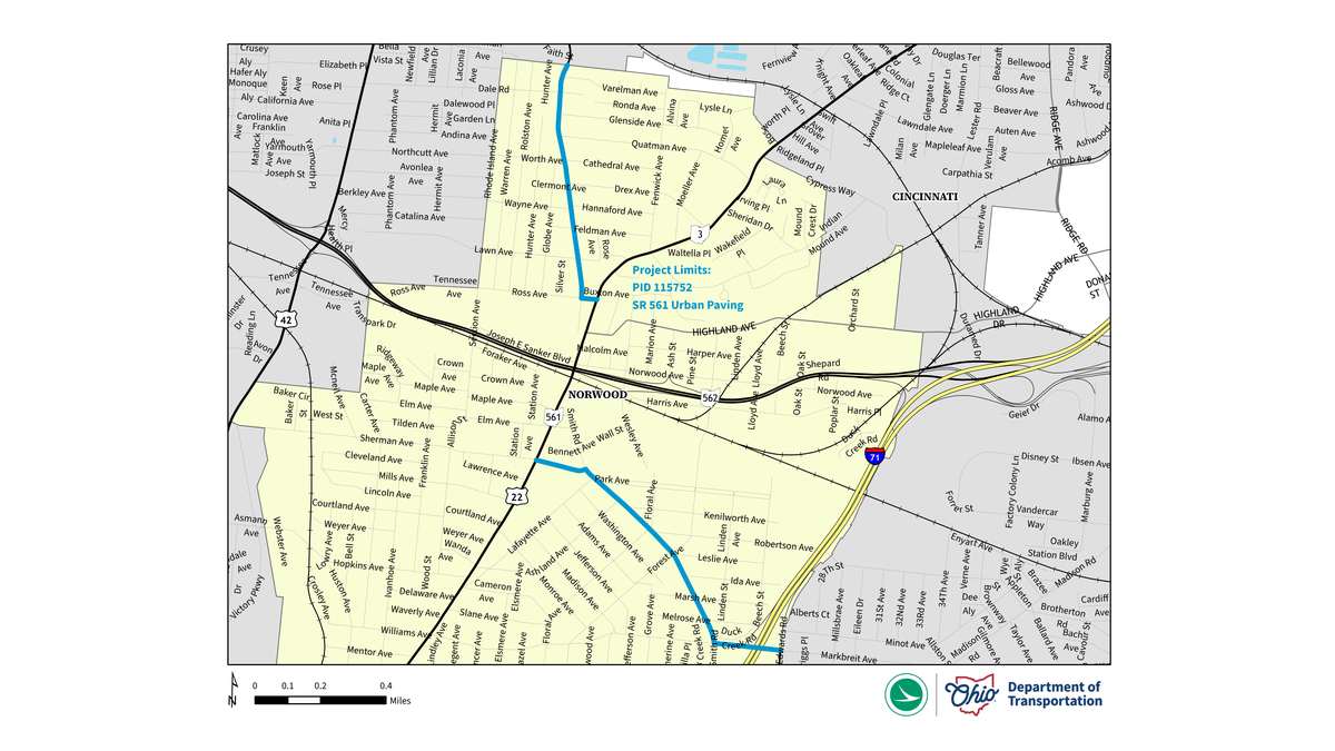 Major Norwood road to see repairs, improvements this summer