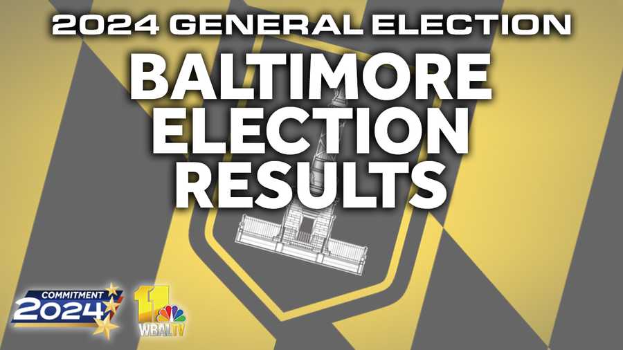 Baltimore election results Mayor & council races, questions