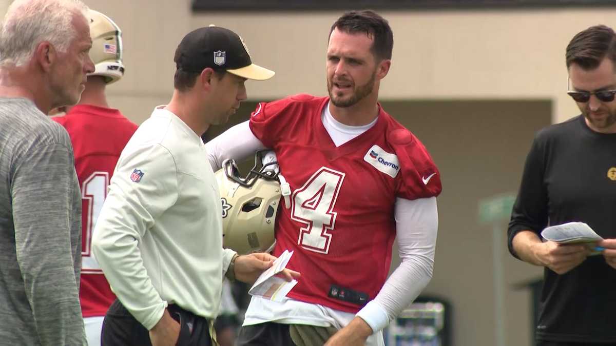 VIDEO REPORT: Saints OC Klint Kubiak says QB Derek Carr has 'Exceeded ...