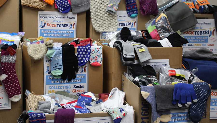 SOCKtober collects 2,600 socks, mittens for those in need