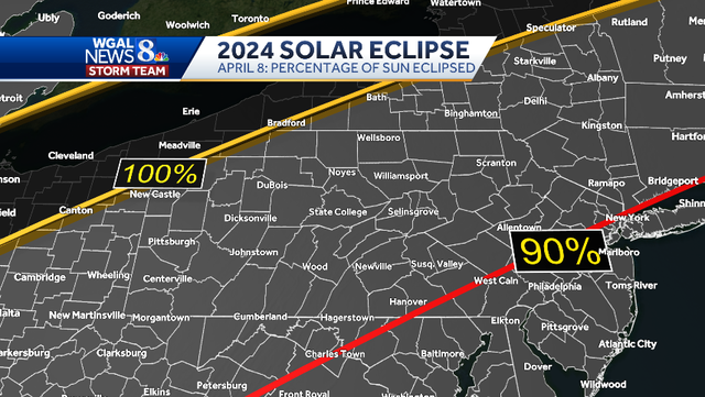 Here&rsquo;s where you can see the total solar eclipse in Pa.