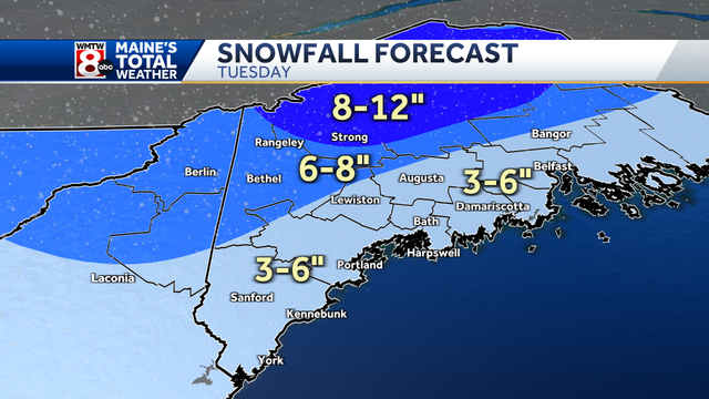 Maine snow forecast: All-day snow will means tricky travel - Vimarsana News