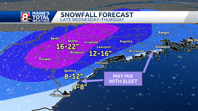 Maine Nor'easter on the horizon; Your snow & ice outlook - Vimarsana News