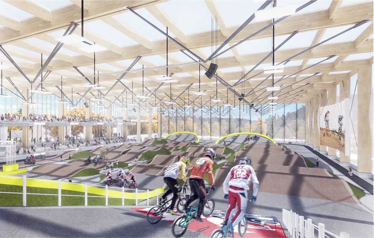 Indoor bicycle online track