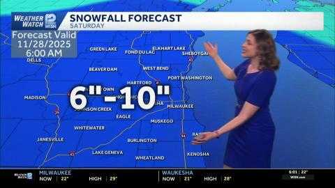 Winter Storm Warning issued for Saturday snowstorm in SE Wisconsin