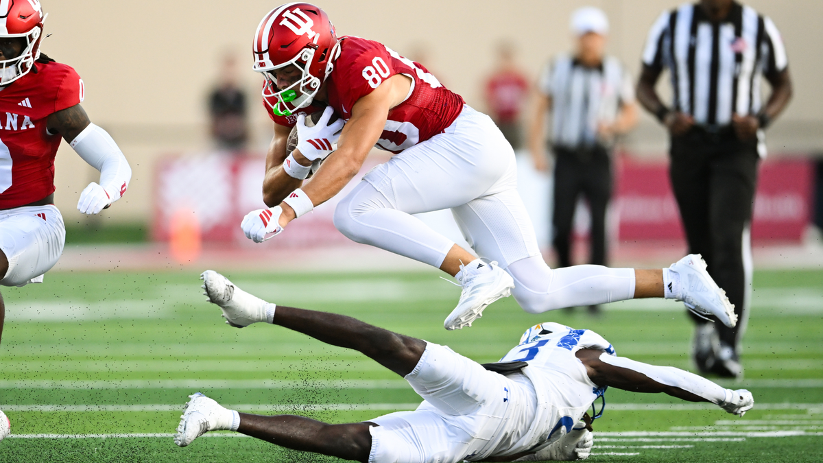 No. 22 Indiana Football Dominates Indiana State 73-0