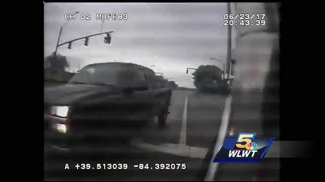 Dash cam shows car pull in front of semi-truck