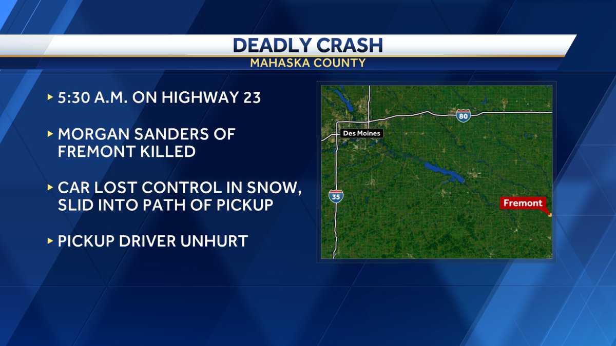 Sheriff: Snowy roads were a factor in deadly Iowa crash - KCCI