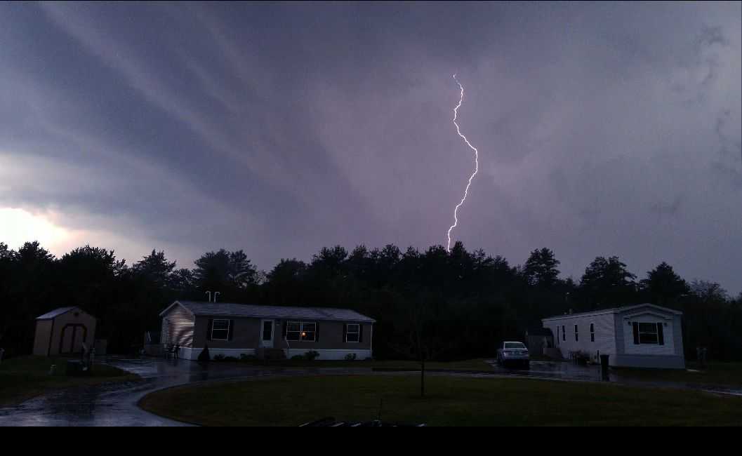 Severe Storms Move Through Maine Tuesday