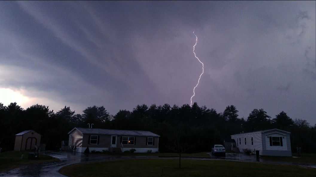Severe storms move through Maine Tuesday