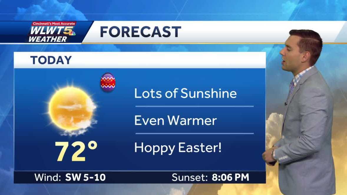 Warm and sunny for Easter Sunday