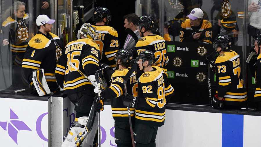 Hurricane warning Bruins submerged by Carolina