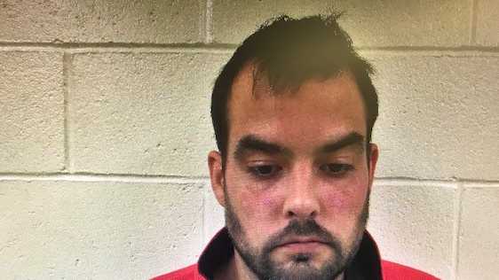 Police search for man accused of fleeing stop, kicking in door
