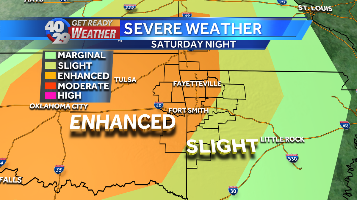 Showers and storms possible this weekend