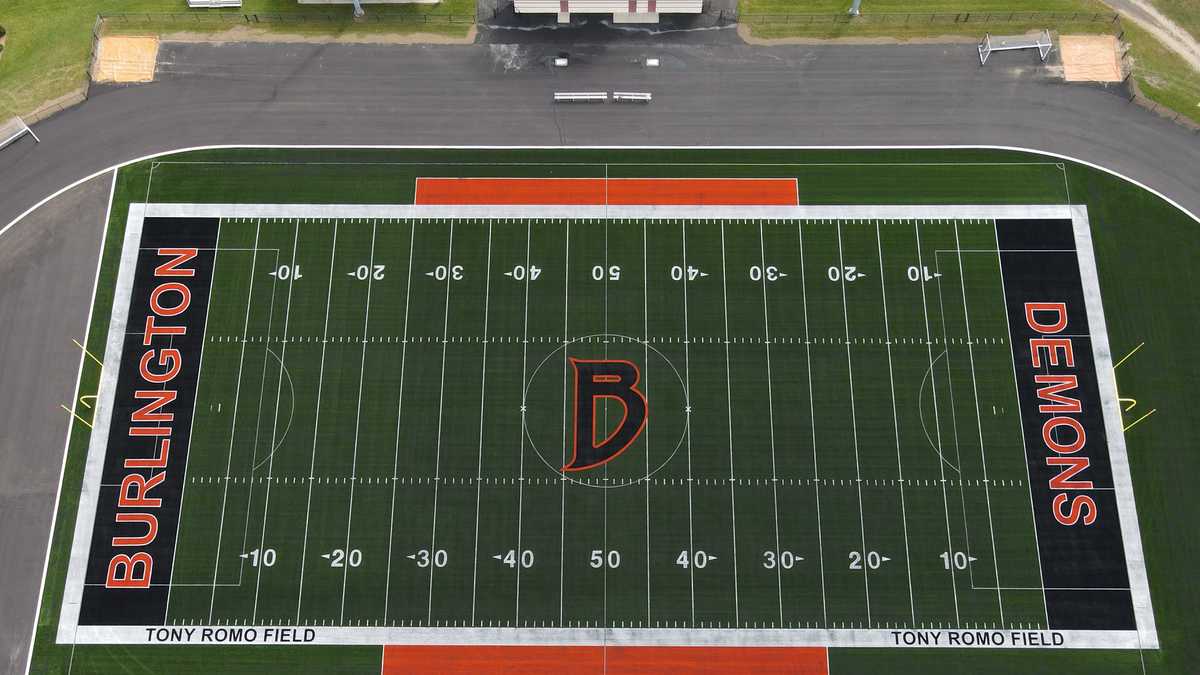 Burlington High School's football field might be renamed to 'Tony Romo  Field'