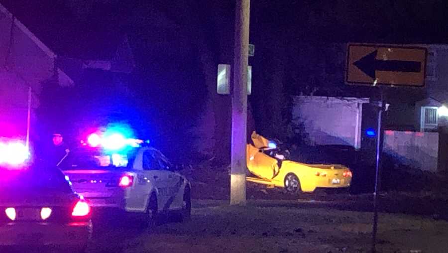 Two suspects injured in overnight police chase, crash