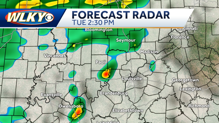 Forecast: Breaking Down Tuesday's Severe Threat In Louisville