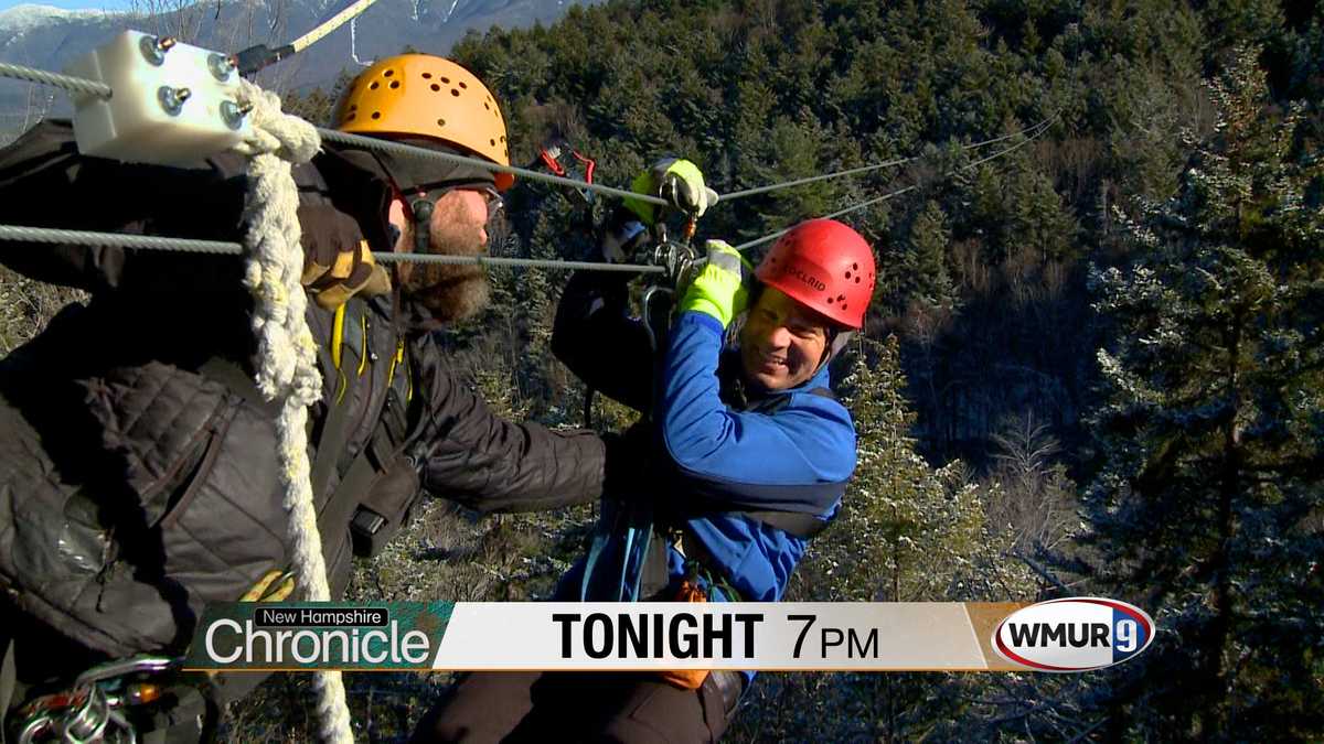 Ziplining through Winter Tonight on NH Chronicle