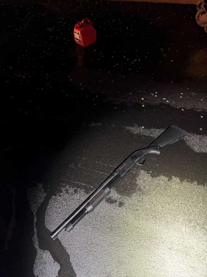 gas can and shotgun Austin Tucker Martin gas can and shotgun austin tucker martin