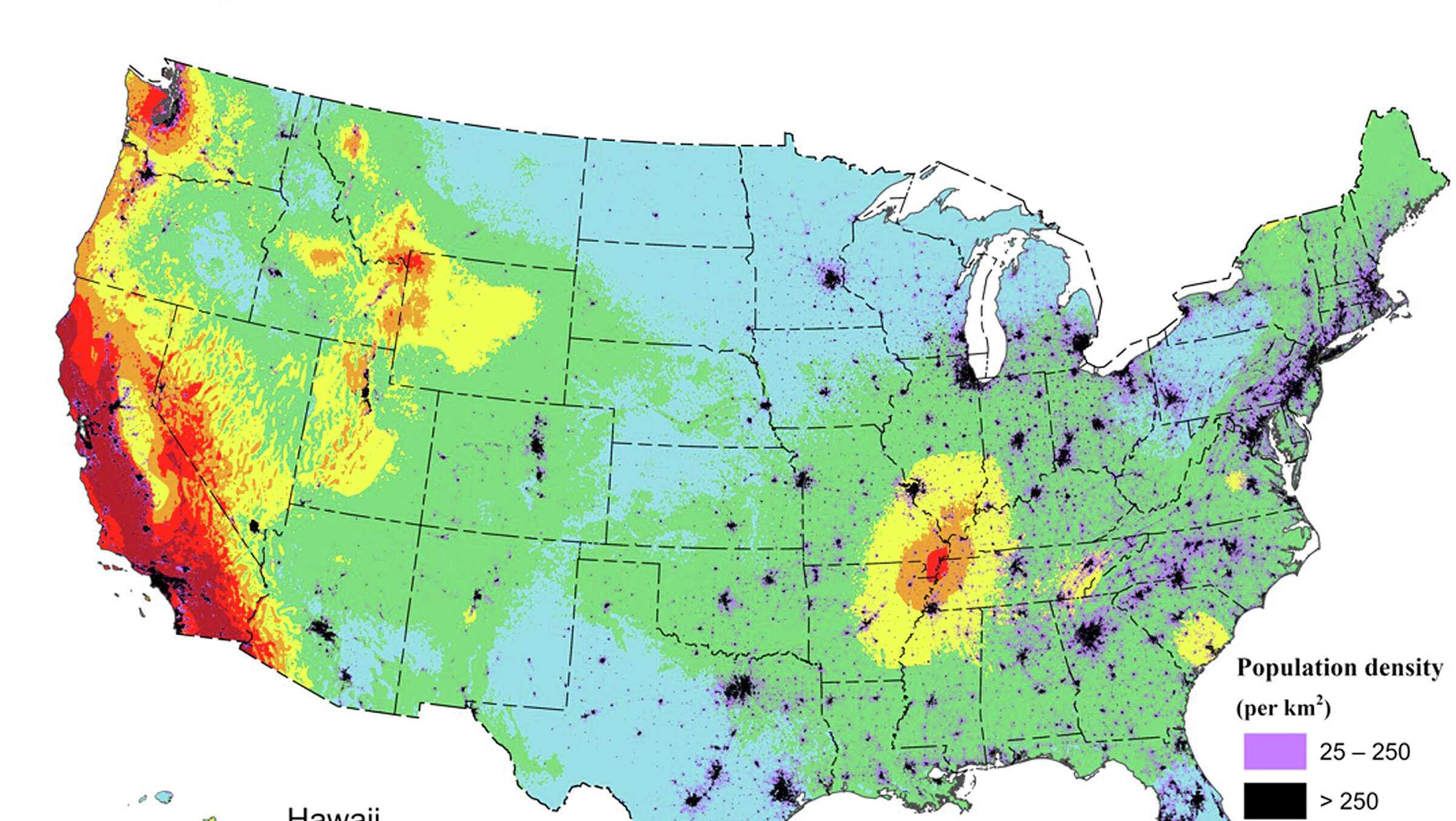 New USGS map shows California is at high risk for damaging earthquakes - Vimarsana News
