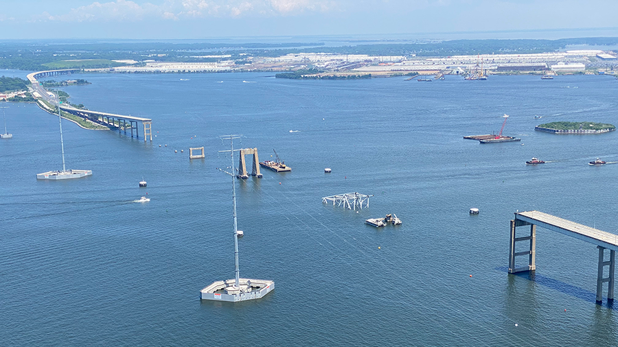 Baltimore Key Rbidge Photos: Latest pictures from Key Bridge collapse and recovery - WBAL