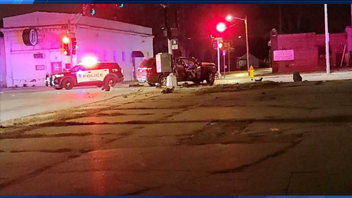 One person critically hurt in collision at 24th & Sprague