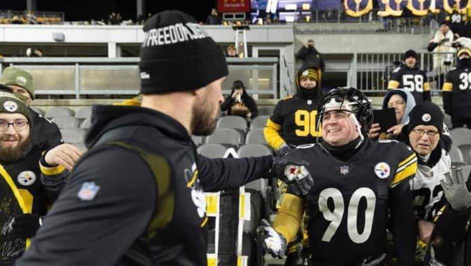 TJ Watt hilariously mistakes '4th Watt brother' Steelers superfan