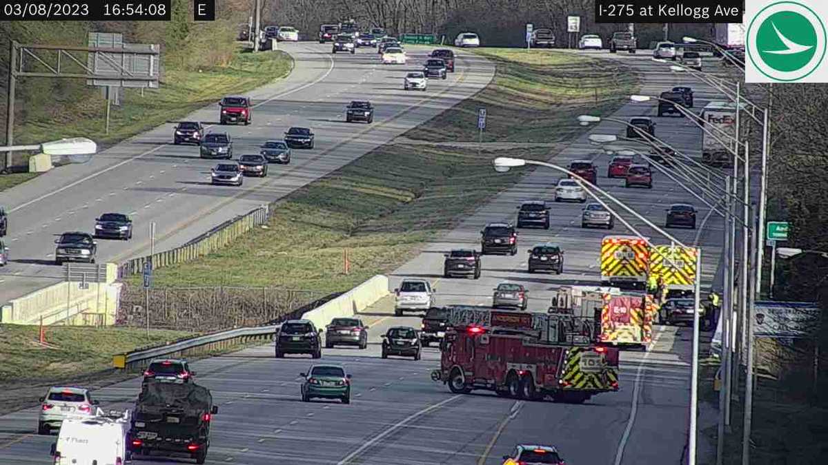 Crews are on scene of a crash with injuries on I275E at Kellogg