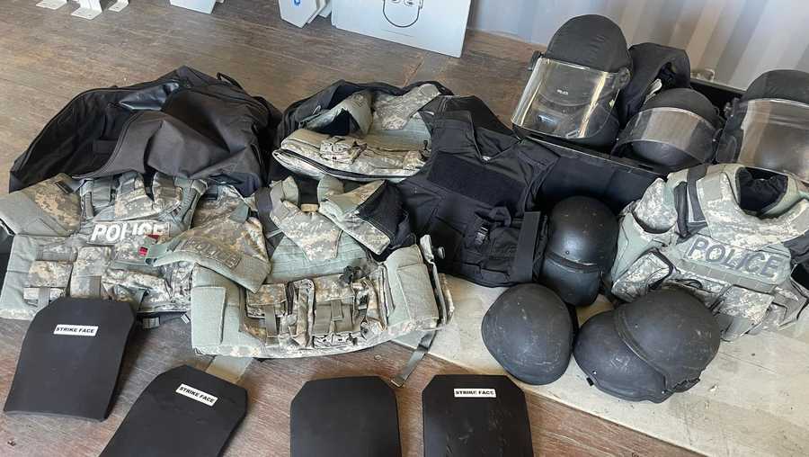 police donate body armor to ukraine