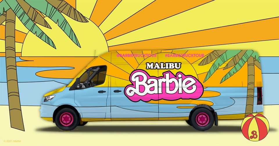 Barbie car online truck